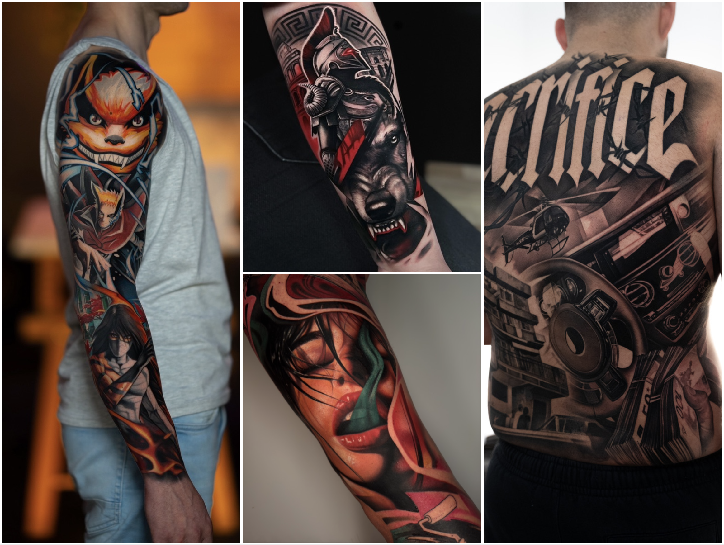 Team 6 Big realistic Tattoos Berlin